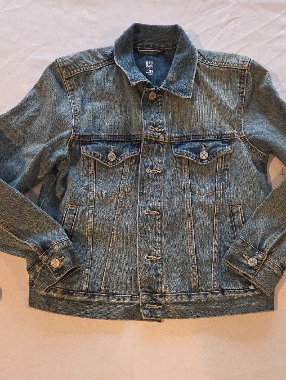 GAP Blue Washed Denim Jacket
